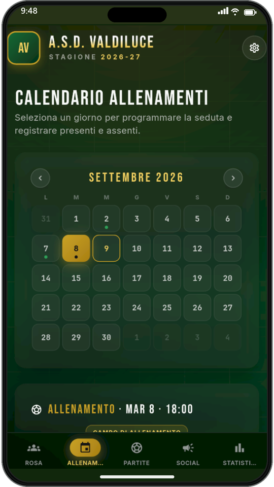 Allenamenti