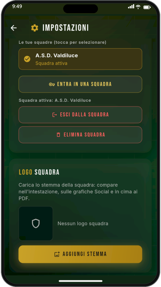 Impostazioni